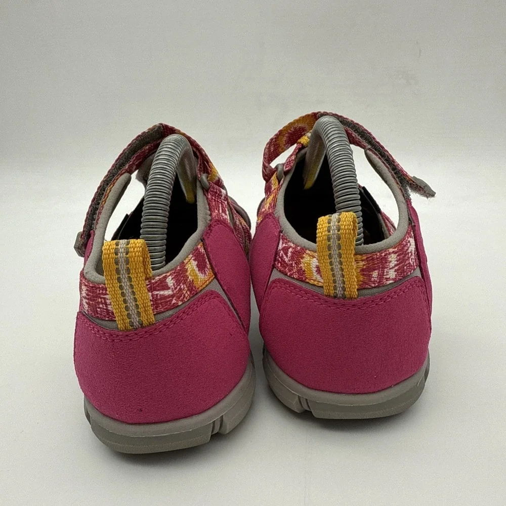 Keen Hiking Sandals Youth 7 Seacamp II CNX Pink Hook & Loop Tie Dye 1026320